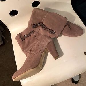 Suede Booties